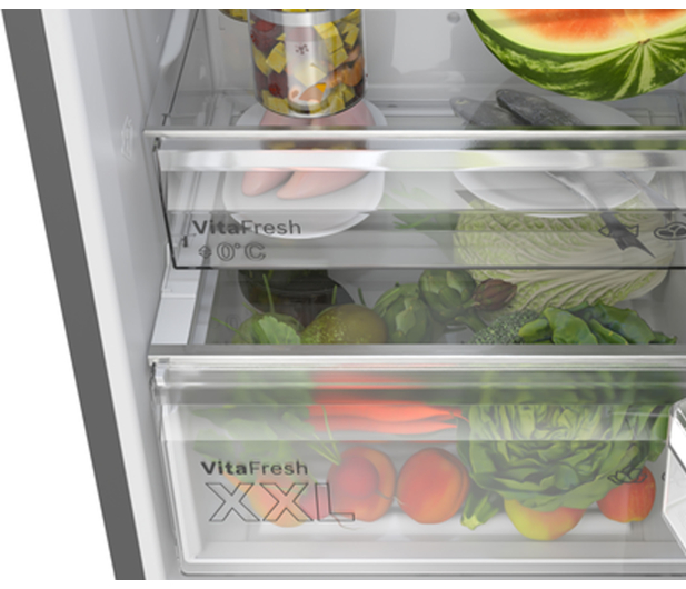 Lodówka Bosch KGN39OCAF PerfectFit No Frost 203cm Ciemny Inox Klasa A 29dB 363L - 1343494 - zdjęcie 10